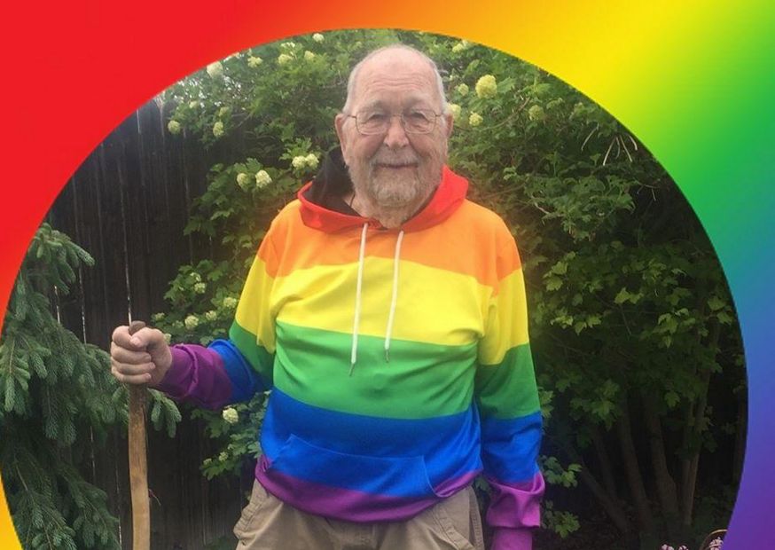 90-letni dziadek dokonał coming outu. Jest gejem i szukał dawno utraconej miłości
