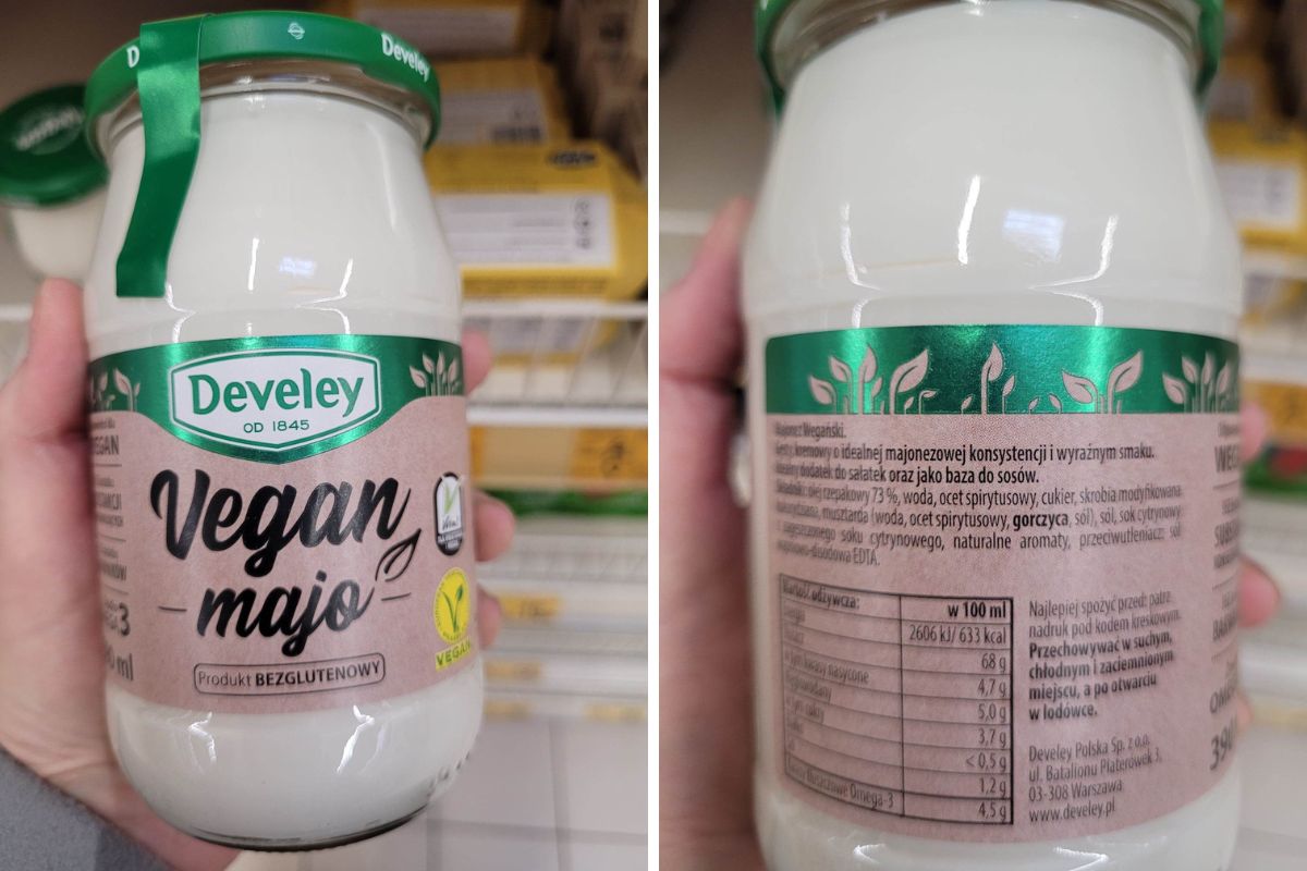 Develey. &quot;Vegan majo&quot;