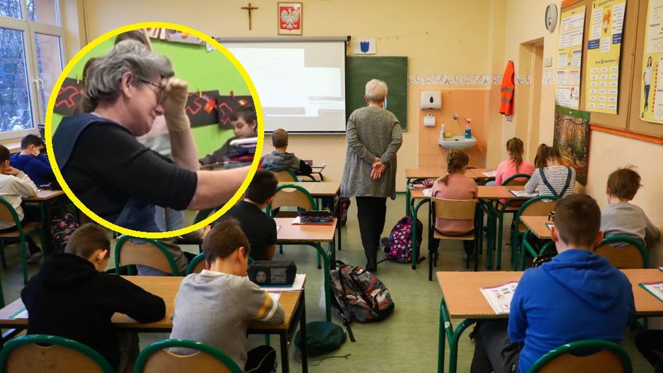 Tak dzieci pożegnały panią sprzątającą. Wzruszenie odebrało jej mowę