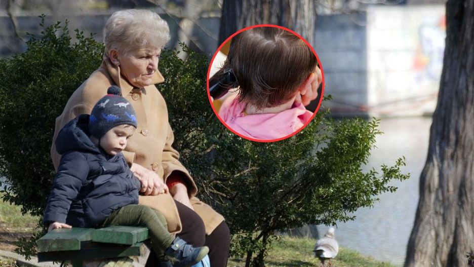 Dziewczynka wróciła od babci łysa.