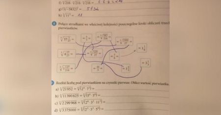 Zadanie z matematyki dla klas siódmych. Nie było łatwe