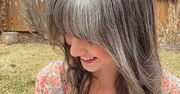 Zaczęła siwieć w wieku 12 lat. Nauczyła się z tym żyć