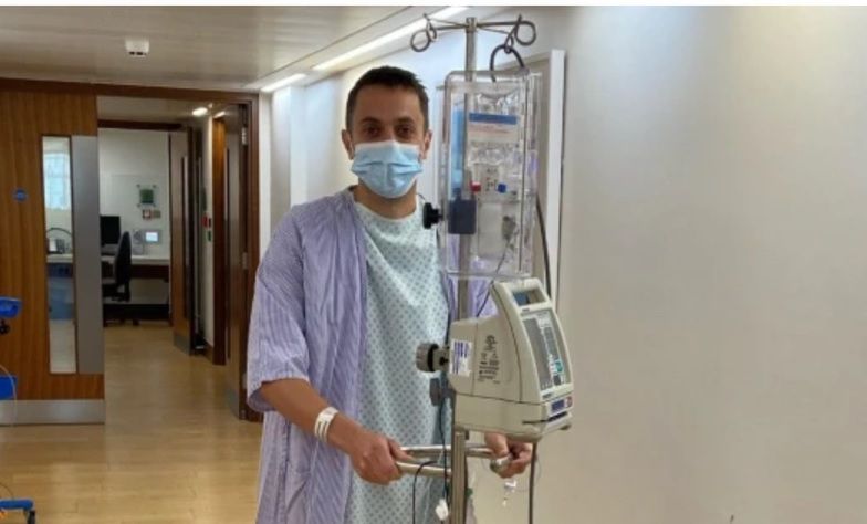 33-latek przeszedł operację, podczas które lekarze usunęli guza