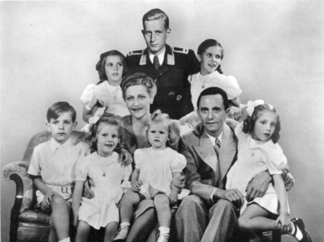 Goebbels z rodziną