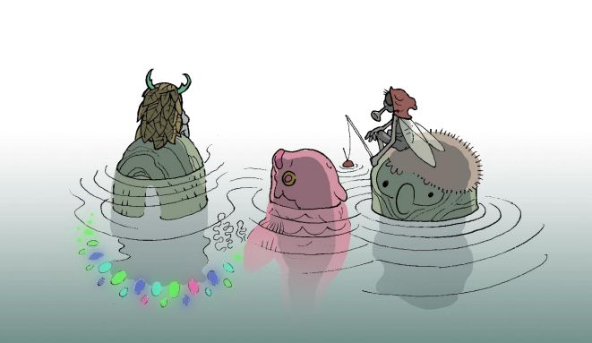 Fragment muralu Fundacji Gajusz