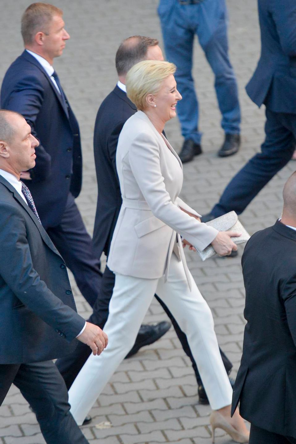 Agata Duda podczas wieczoru wyborczego