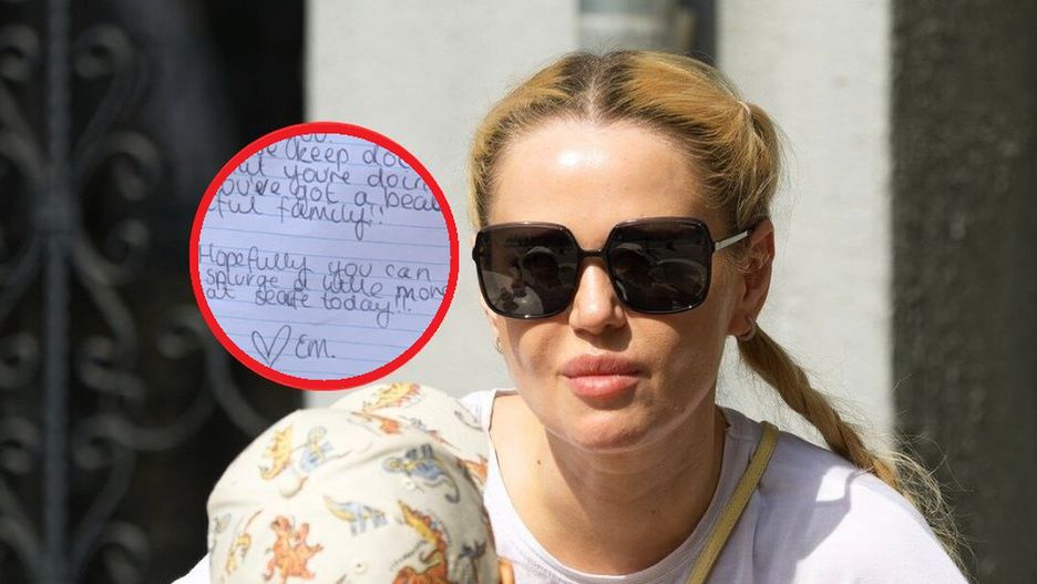 Mama dostała liścik w kawiarni. "Prawie się popłakałam"