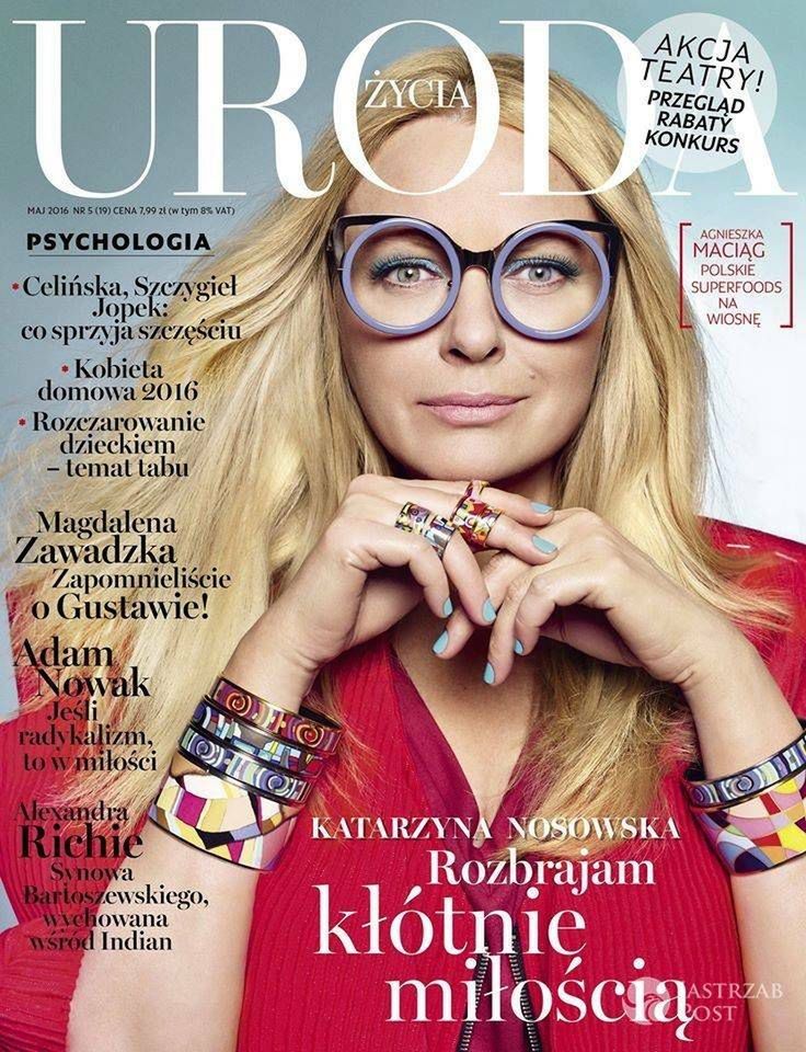 Katarzyna Nosowska na okładce Urody życia