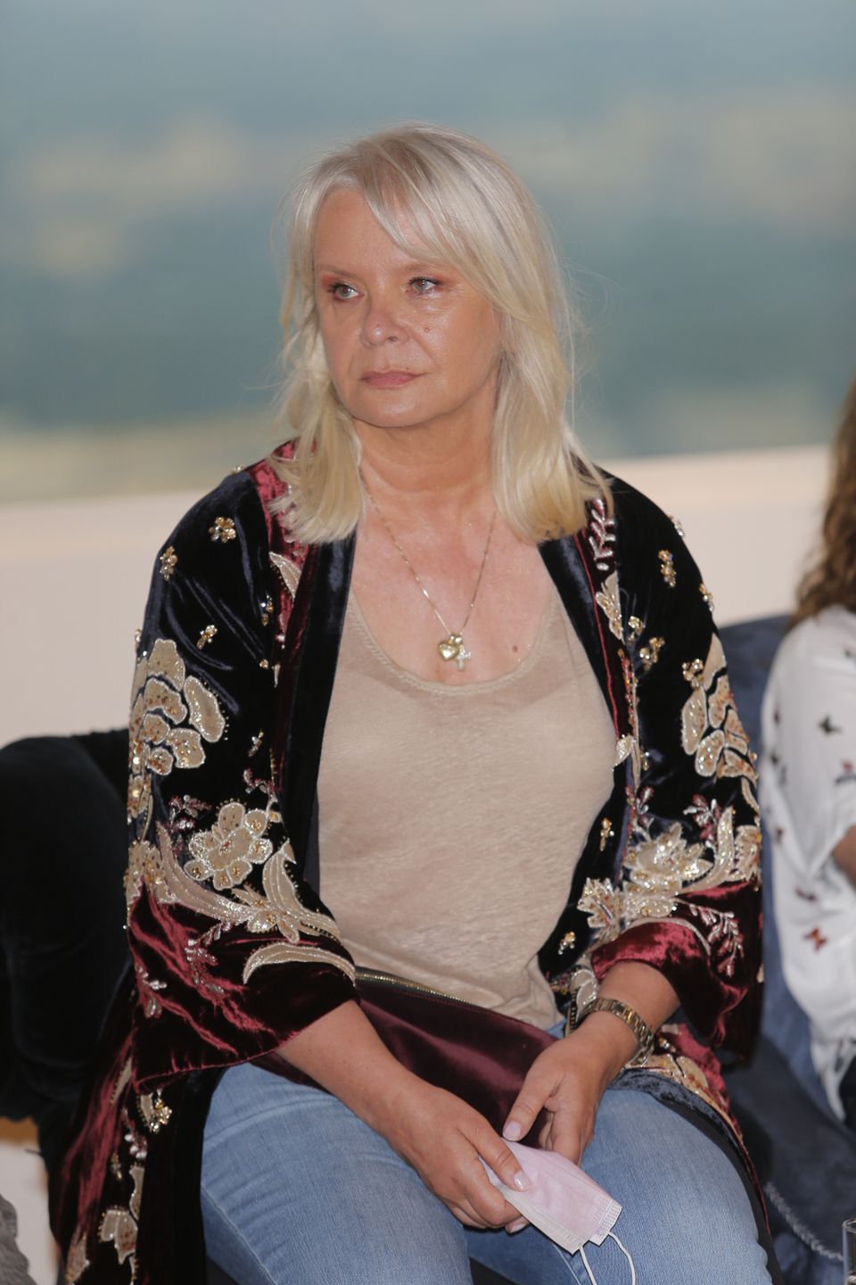 Małgorzata Domagalik na promocji książki Poczekalnia
