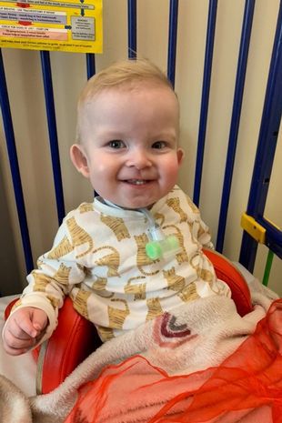 Mały Rowan od początku jest w szpitalu