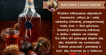 Nalewka z kasztanów