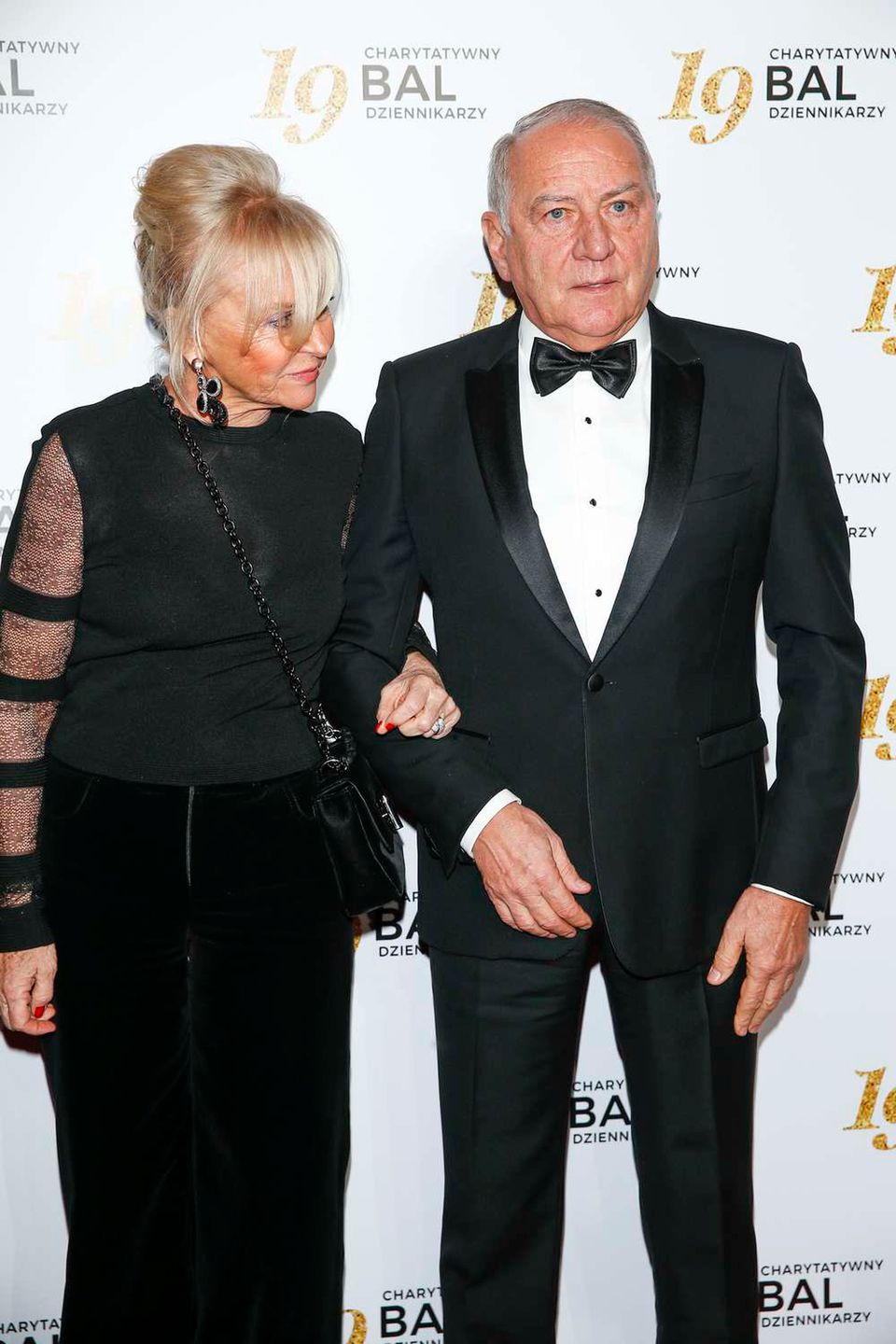 Katarzyna Frank-Niemczycka i Zbigniew Niemczycki na Balu Dziennikarzy 2019
