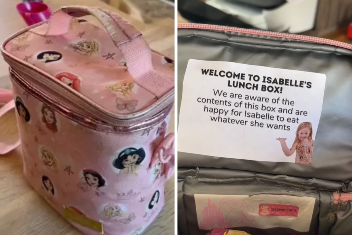Ojciec przygotował specjalne etykiety na lunchbox córki
