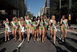 Uczestniczki konkursu na Miss Bumbum opanowały ulice Sao Paulo