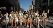 Uczestniczki konkursu na Miss Bumbum opanowały ulice Sao Paulo
