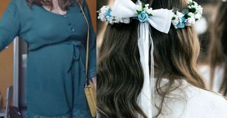 Tak ubrała się na komunię. "Jak dres do filharmonii"