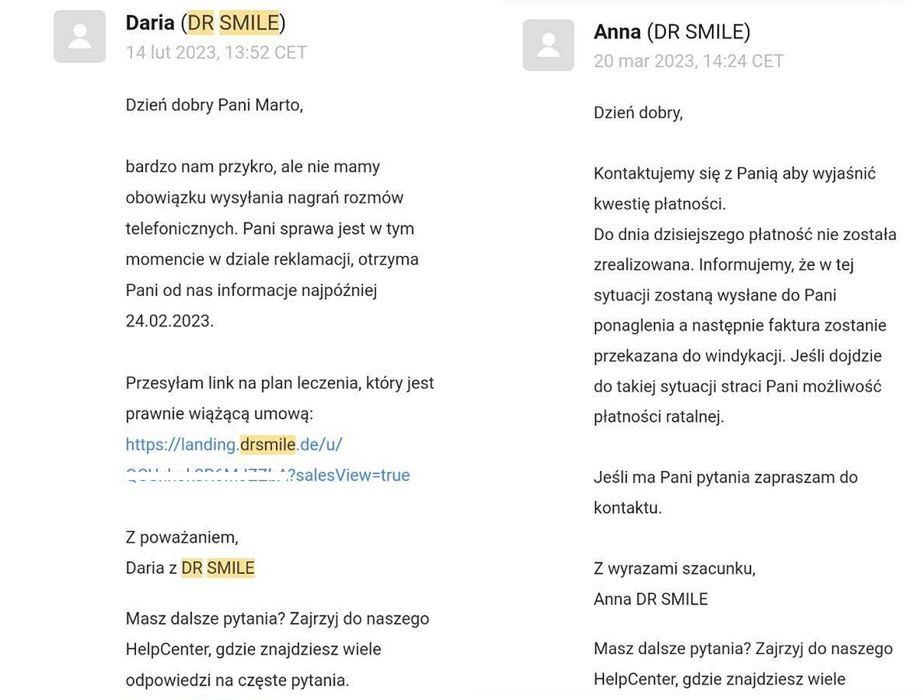 Do Marty najpierw zaczęły przychodzić maile