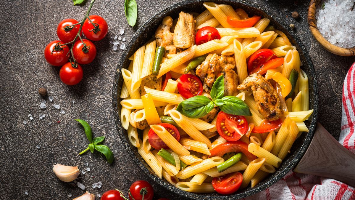 Penne to rodzaj makaronu.