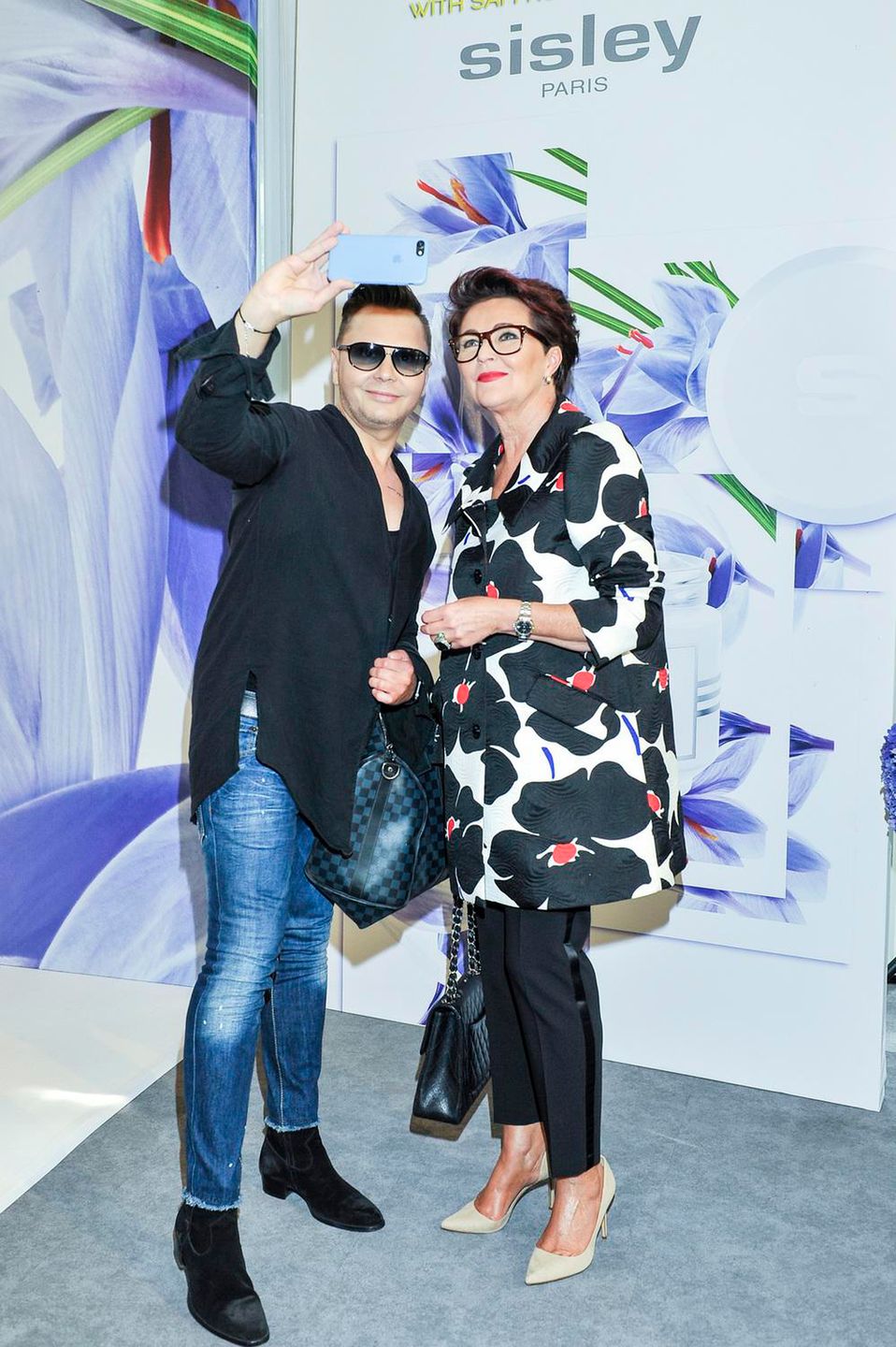 Jolanta Kwaśniewska na prezentacji kosmetyków