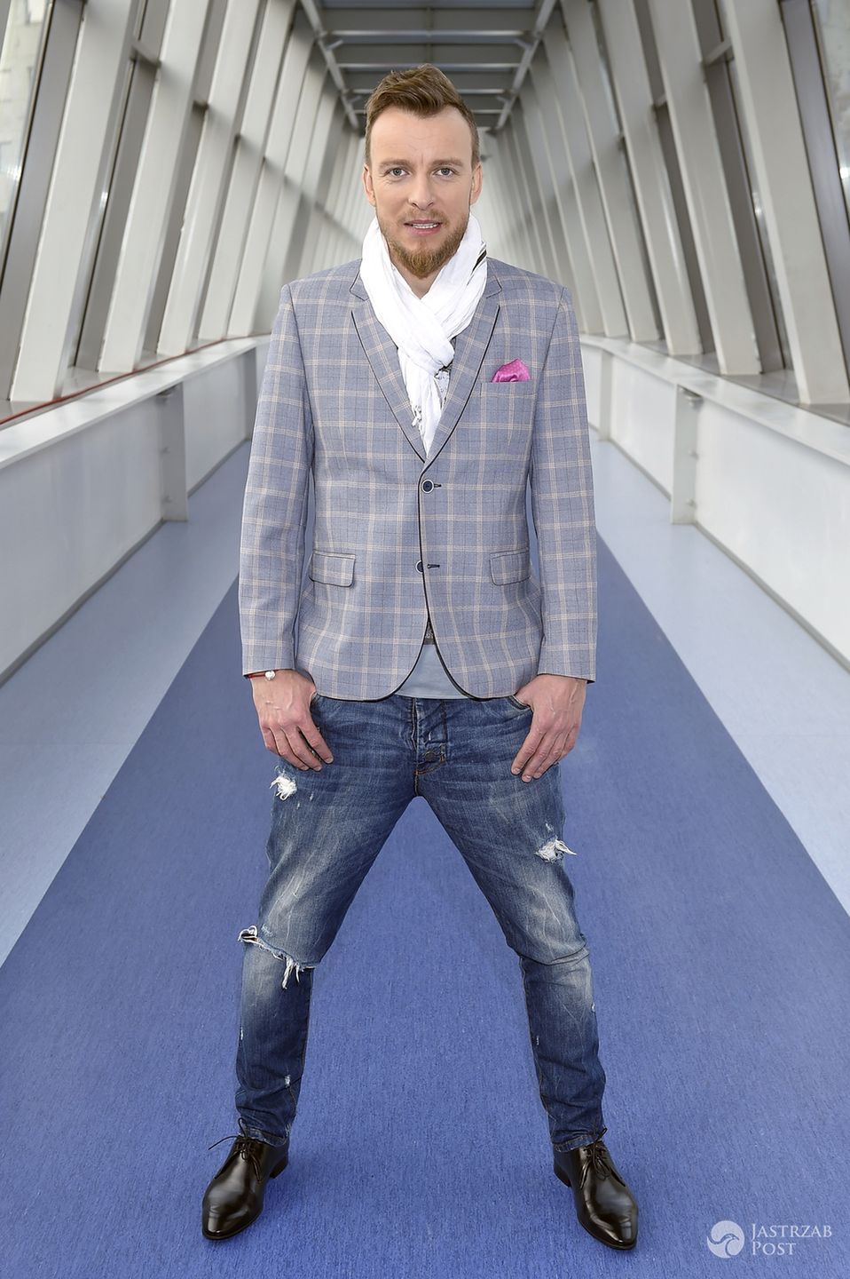 Piotr Kupicha na nagraniu koncertu ,,Gwiazdy na Gwiazdkę"