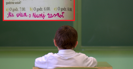 Nietuzinkowa odpowiedź ucznia. Jego punkt widzenia podzielił internautów