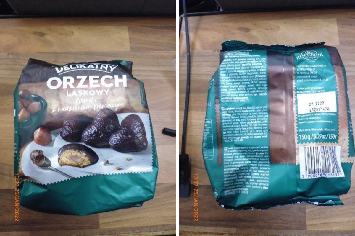 Alergen może znajdować się w jednej partii pierników