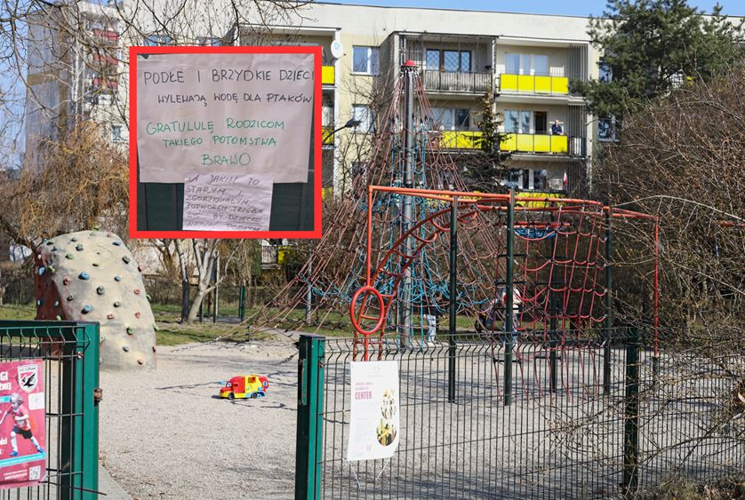 Wojna pokoleń na osiedlu. Kartka oburzyła sąsiadów