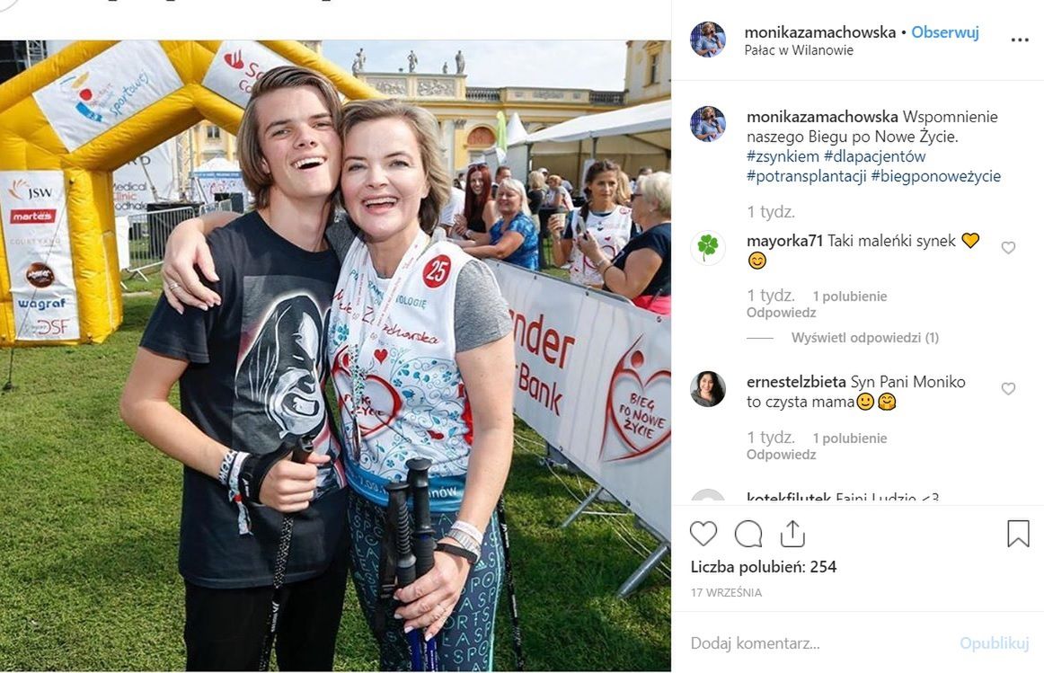 Monika Zamachowska 18 lat wychowuje syna z aspergerem