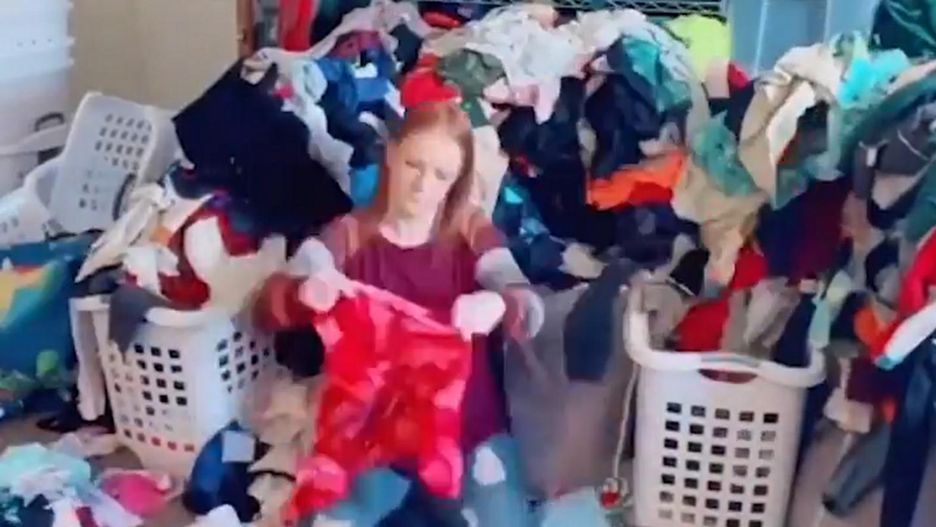 Zdaniem niektórych, dzieci powinny więcej pomagać w robieniu prania