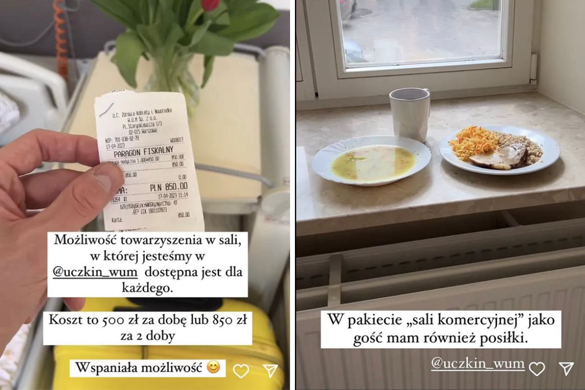 Kołodziejczyk pokazał paragon za prywatną salę w UCZKiN WUM