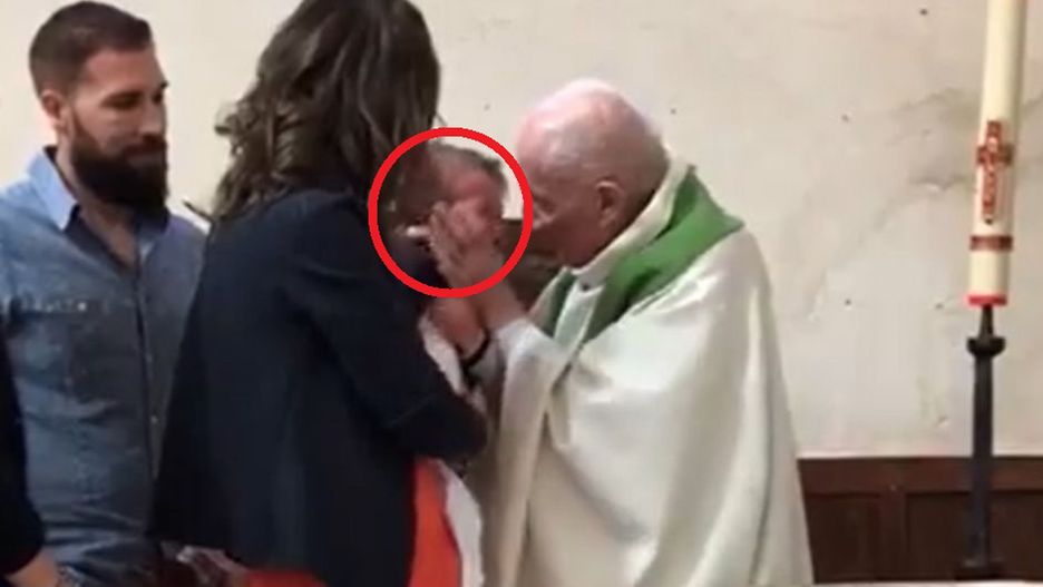 Uderzył dziecko podczas chrztu