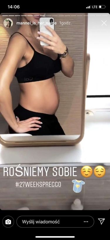 Sara Boruc pokazała ciążowy brzuszek
