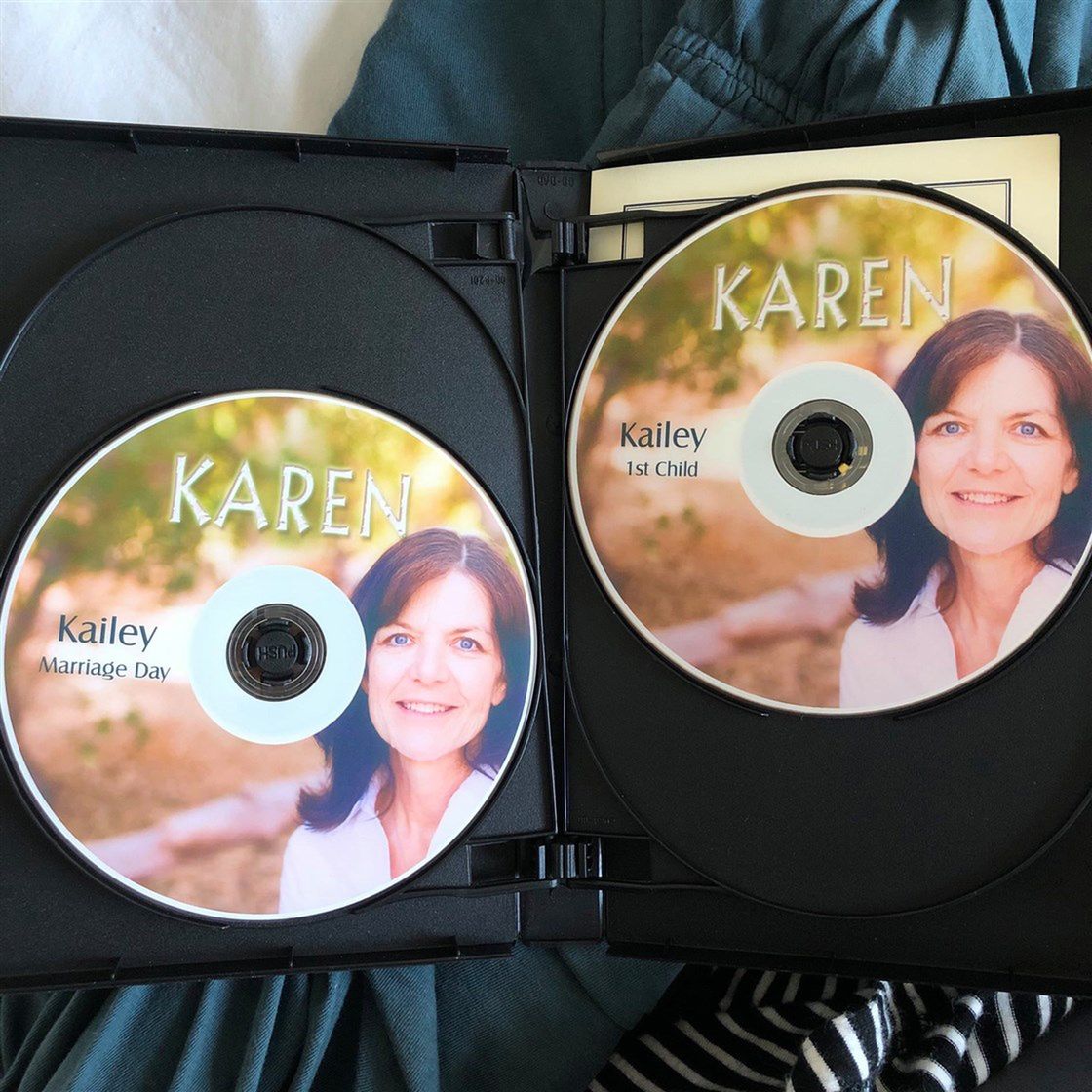 Karen nagrała filmy dla swoich dzieci