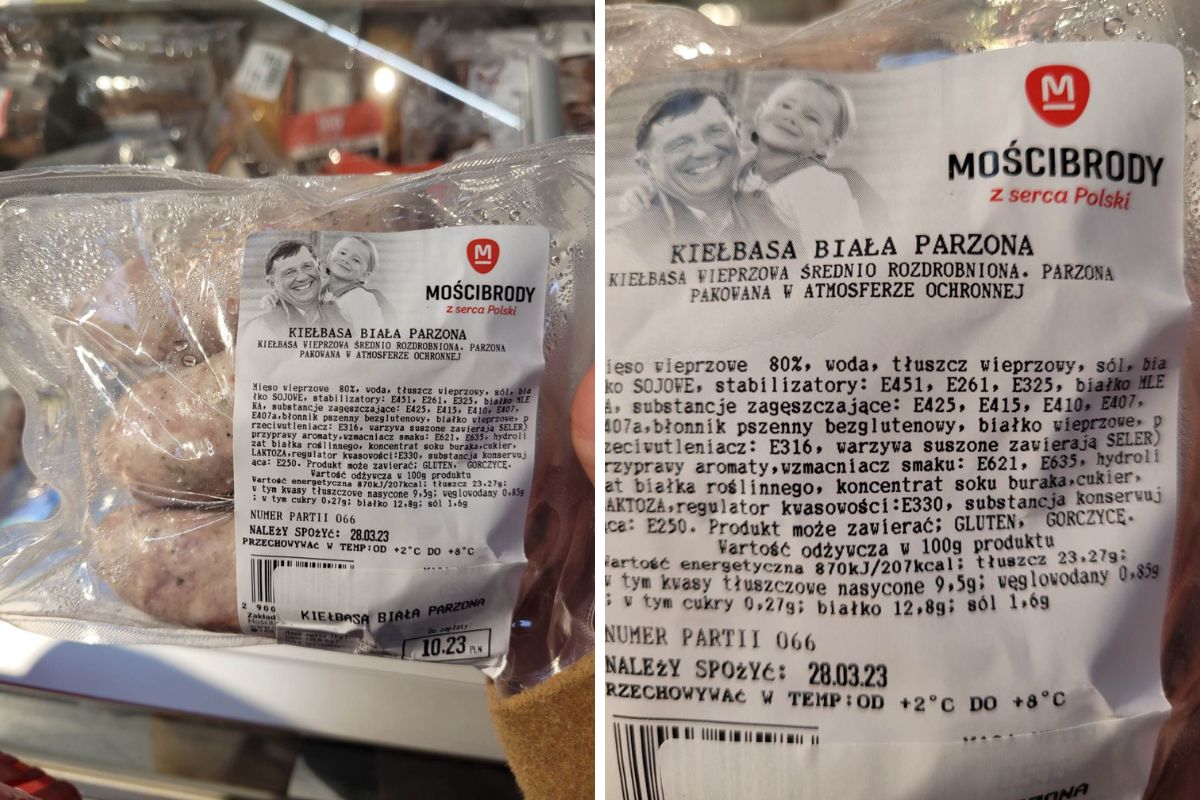 Mościbrody Kiełbasa biała parzona