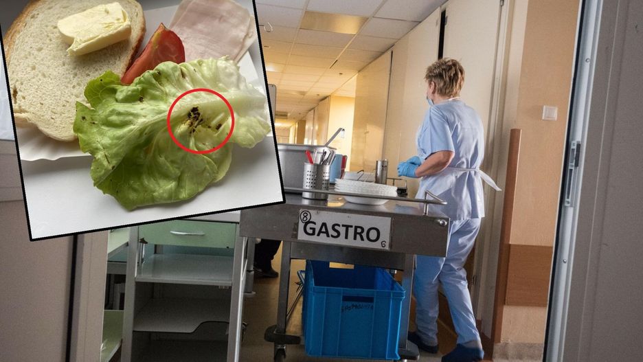 Oburzająca kolacja dla dwulatka w szpitalu. Dziecko dostało brudną sałatę