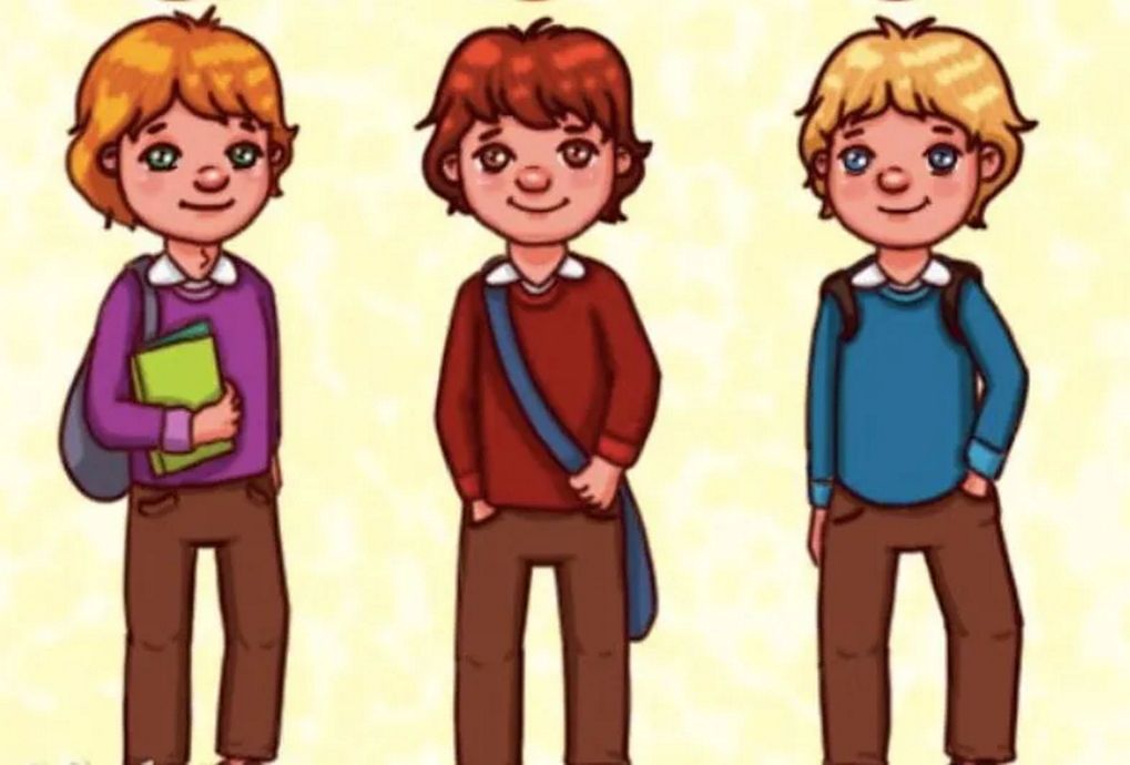 Która z postaci przedstawionych na obrazku jest chłopcem?