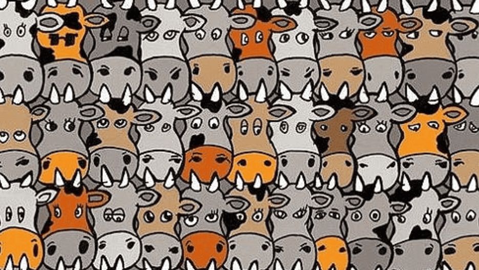 Węgierski autor ilustracji Gergely Dudas, zwany Dudolfem, przygotował dla swoich fanów obrazek, na którym pośród krów umieścił w jednym miejscu inne zwierzę - psa