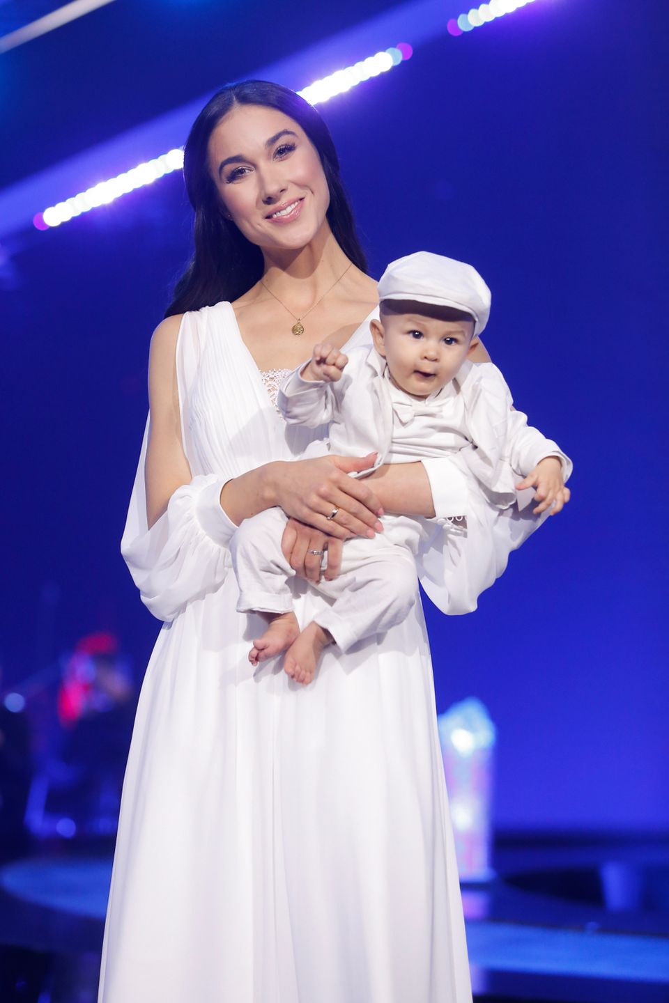 Ida Nowakowska z synem