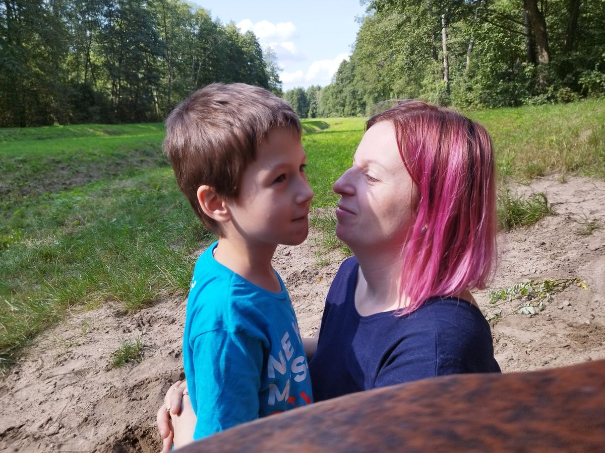 Paulina Oliszewska z Leosiem 