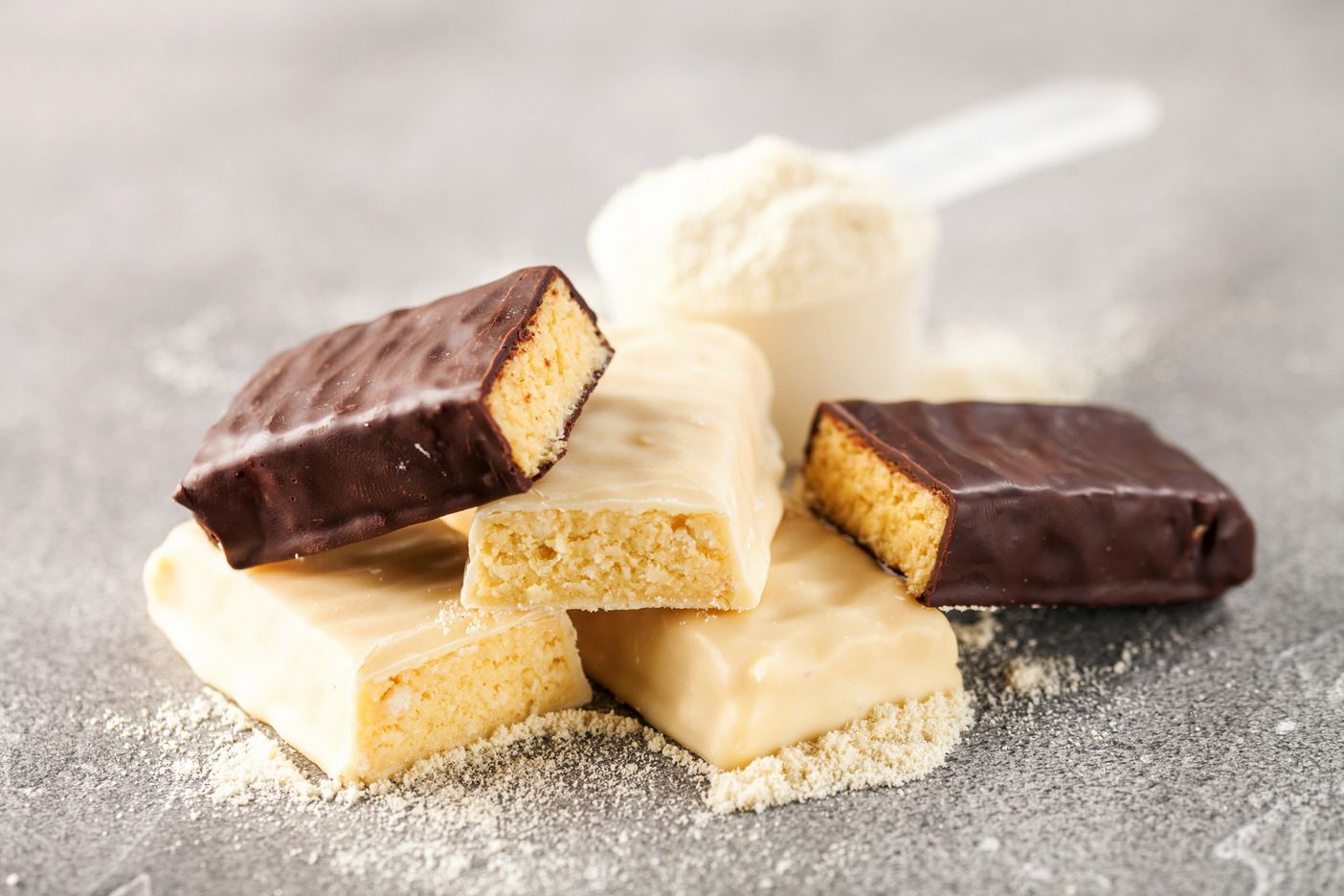Batony proteinowe z dodatkiem odżywek białkowych