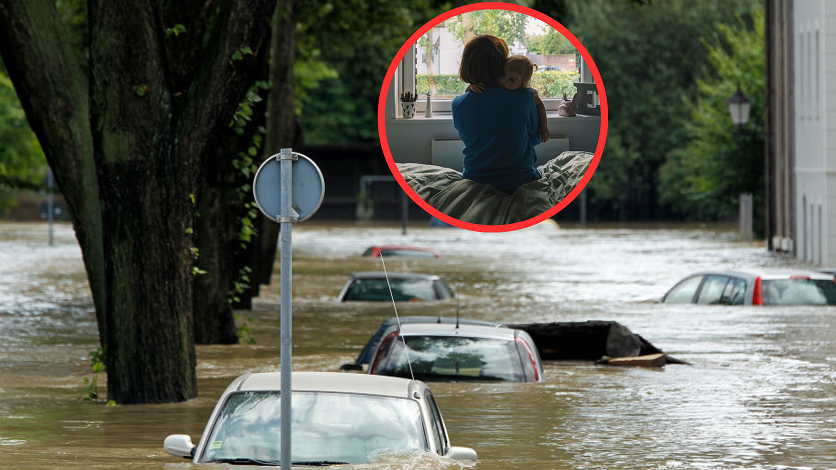 Dzieci z domu dziecka odcięte od świata przez powódź