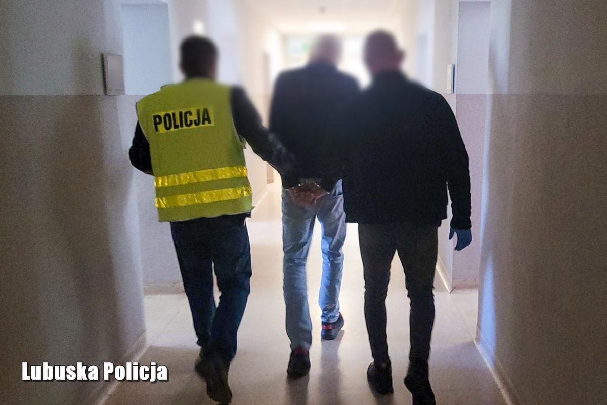 Zatrzymany mężczyzna