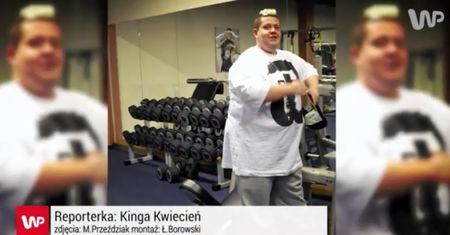 Siła i upór pozwoliły schudnąć mu ponad 80 kg (WIDEO)