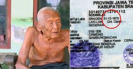 Najstarszy człowiek świata - Mbah Gotho, rekord Guinnessa, długowieczność