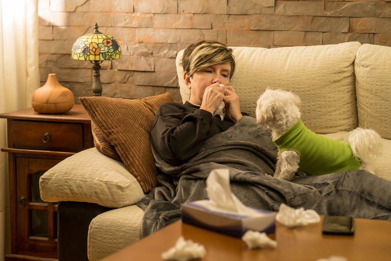 Chory na grypę potrzebuje przede wszystkim odpoczynku i spokoju
