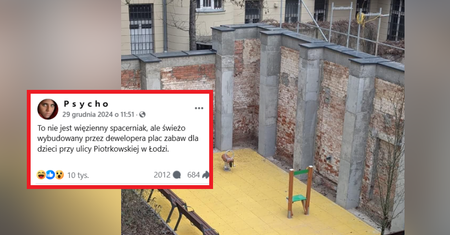 Zdjęcie placu zabaw w Łodzi obiegło sieć. "Wygląda jak gilotyna"