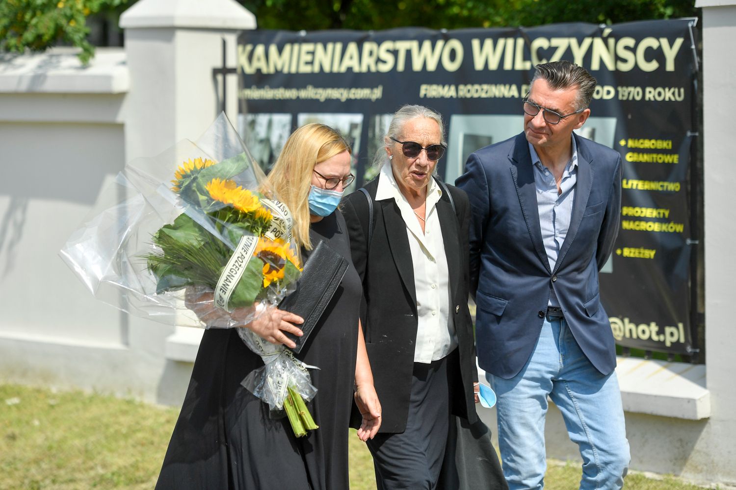 Maja Komorowska - Pogrzeb Jana Pęczka