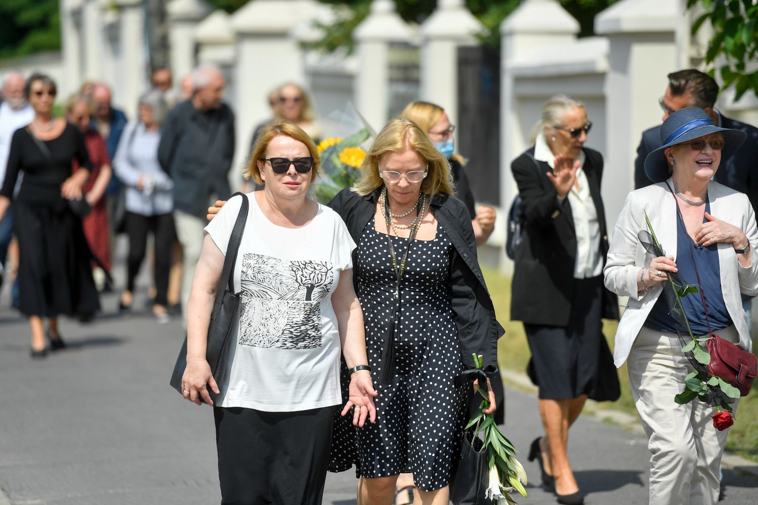 Iloona Łepkowska, Małgorzata Potocka - Pogrzeb Jana Pęczka