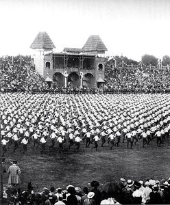 500. rocznica bitwy pod Grunwaldem - największa manifestacja w czasie zaborów