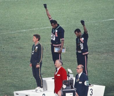 Tommie Smith, John Carlos i Peter Norman - olimpijczycy, którzy zaprotestowali przeciwko nierówności rasowej